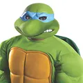 Rubie's Mens Teenage Mutant Ninja Turtles Adult Leonardo 3/4 Mask Party Supplies, Green