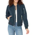 Levi's Women's Melanie Bomber Jacket (Standard & Plus Sizes), Navy, X-Large