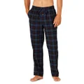 Amazon Essentials Men's Flannel Pajama Pant (Available in Big & Tall), Navy/Black, Plaid, XX-Large
