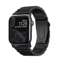 Nomad Steel Watchband for Apple Watch, Black Hardware/Legacy, 45 mm