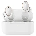 1MORE EVO Noise Cancelling Earbuds, Bluetooth 5.2, Audiophile Headphones with Dual Drivers, Adaptive ANC, HiFi Sound, LDAC, Hi-Res Audio Wireless, 6 Mics for Calls, 28H, Wireless Charging, White