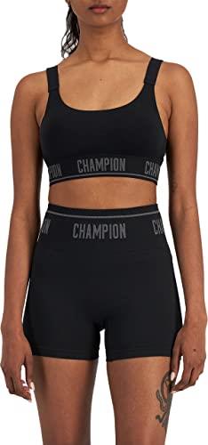 Champion Womens ROC Flex T-Shirt Bra, Black, X-Small US