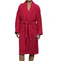 Superior Hotel & Spa Robe, 100% Premium Long-Staple Combed Cotton Unisex Bath Robe for Women and Men - Small, Burgundy