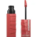 Maybelline Super Stay Vinyl Ink Longwear No-Budge Liquid Lipcolor, Highly Pigmented Colour and Instant Shine, Peachy, PEACHY, 4.14ml