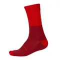 Endura Baabaa Merino Winter Sock (single) MTB Socks Small/Medium Rustred