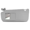 SAILEAD Sun Visor Replacement Compatible with Toyota RAV4 with Sunroof and Light 74320-42501-B2, for Year 2006 2007 2008 2009 2010 2011 2012 (Grey, Left Driver Side)