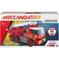 MECCANO Junior, Rescue Fire Truck with Lights and Sounds STEAM Building Kit, for Kids Aged 5 and up (6056415)