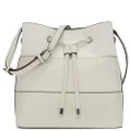 Calvin Klein Women's Gabrianna Novelty Bucket Shoulder Bag, Cherub White Mixed, One Size