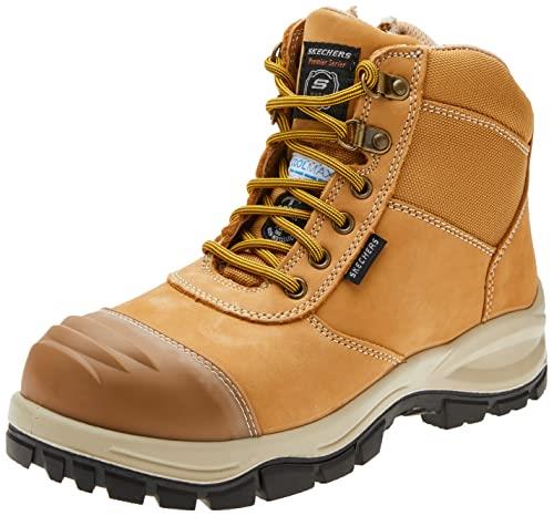 Skechers Women's Composite Toe Work Boot, Wheat, US 10