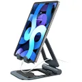 mbeat Stage S4 Foldable Mobile Phone and Tablet Stand in Space Grey Colour, Foldable Aluminium Design, Supports up to 12" Smartphone and Tablet, Weight up to 3KG