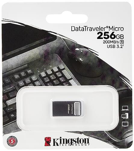 Kingston DataTraveler 256 GB 200MB/s Read Micro USB 3.2 Flash Drive