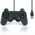 QUMOX Wired USB Gamepad Game Gaming Controller Joypad Joystick for PC Computer Laptop