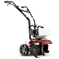 Earthquake 31635 MC33 Mini Tiller Cultivator, Powerful 33cc 2-Cycle Viper Engine, Gear Drive Transmission, Height Adjustable Wheels, Red