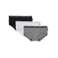 Bonds Women's Hipster Boyleg Brief Boy Short Panties, Mini stripe white black (3 Pack), 14 US