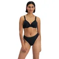 Bonds Women's Underwear Damn Dry Active Hi Bikini Brief, Black, 10