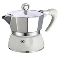 GAT Diva Moka Pot 3 Cup Coffee Maker, Silver