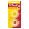 Sellotape Sticky Tape Refill 2-Pieces, 18 mm x 25 m