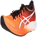 ASICS Men's Magic Speed Running Shoes, Sunrise Red/White, Size US 8.5