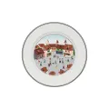 Villeroy & Boch Design Naif Salad Plate #4-Old Village Square, 8.25 in, White/Colorful