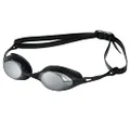 Arena Cobra Swim Goggles, Smoke/Silver/Black, Mirror, One Size