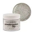 Cuccio Pro Powder Polish Nail Colour 45 g, 5528 Silver With Rainbow Mica, 45 g