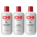 CHI CHI Infra Trio Kit For Unisex 3 Pc 12oz CHI Silk Infusion, 12oz CHI Infra Shampoo, 12oz CHI Infra Treatment