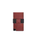 Ekster Senate Cardholder Wallet for Men | Slim Wallets for Men with RFID Blocking Layer | Modern & Minimalist Wallet with Push Button for Quick Card Access (Merlot Red), Merlot Red, Slim Wallet