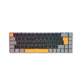 CHERRY MX-LP 2.1 Compact Wireless Compact Gaming Keyboard with 68 Keys, UK Layout (QWERTY), RGB Lighting, Mechanical MX Low Profile Speed Switches, Black