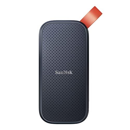 SanDisk Portable SSD, SDSSDE30 2TB, USB 3.2 Gen 2, Type C to A cable, Read speed up to 800MB/s, 2m drop protection