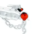 RIGHTLINE Gear Anti-Theft Trailer Hitch Lock with Coupler Ball, Trailer Ball Lock for Unhitched Trailers