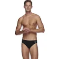 Speedo (True Alliance) Men's Minimal Swim Briefs, Black, 18 US