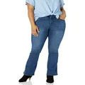 Democracy Womens W6W1221AY Plus Size Ab Solution Itty Biity Boot Jean Jeans - Blue - 20W