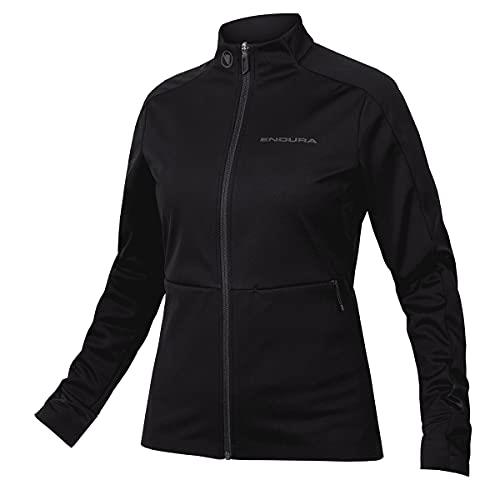 Endura Women's Windchill Cycling Jacket II - Waterproof Panels & Thermal Protection Black, X-Large