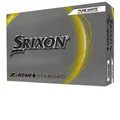 Srixon Z Star Diamond - Dozen Premium Golf Balls - Tour Level - Performance - Urethane - 4 Pieces - Premium Golf Accessories and Golf Gifts