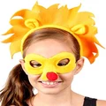 Sweidas Lion Animal Headband and Mask Set