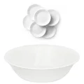 Corelle Livingware Dinner Plates 6 Piece Set, Winter Frost White, 26cm with Corelle 1117158 Livingware Serving Bowl Set of 3, 1.9L Bundle