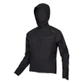Endura Men's GV500 Waterproof Gravel Jacket Black, Medium