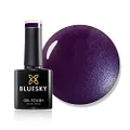 Bluesky Violette Sparkle Gel Nail Polish 10 ml, Dark Purple