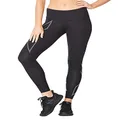 2XU Women's Light Speed Compression Tights - Lightweight & Flexible Support for Improved Running Performance - Black/Black Reflective - Size Small