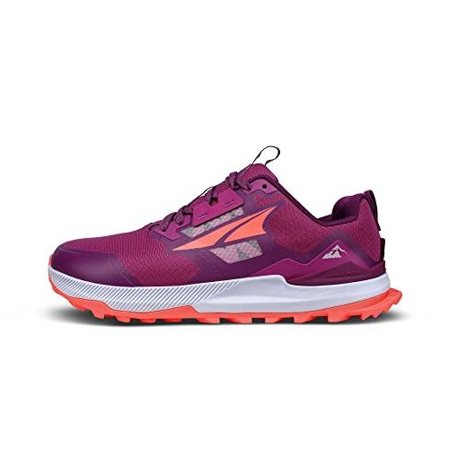 ALTRA Women's Lone Peak 7 Shoes, Purple/Orange, Size US 8