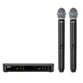 Shure BLX288/B58 Dual Channel Wireless Microphone System with (2) BETA 58A Handheld Vocal Mics (K14 = 614-638 MHz)