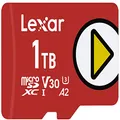 Lexar Play 1TB Micro SD Card, microSDXC UHS-I Card, Up to 160MB/s Read, TF Card Compatible-with Nintendo-Switch, Portable Gaming Devices, Smartphones and Tablets (LMSPLAY001T-BNNAG)
