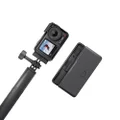 DJI Osmo Action 4 Adventure Combo - 4K/120fps Waterproof Action Camera with a 1/1.3-Inch Sensor, 10-bit & D-Log M Color Performance, Up to 7.5 h with 3 Batteries, Outdoor Camera for Travel, Biking