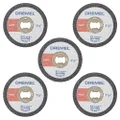 Dremel EZ Lock EZ476 Plastic Cut Off Wheel 5 pack, 5 Cutting Wheels with 38mm Cutting Diameter for Rotary Tools