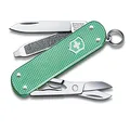 Victorinox Swiss Army Pocket Knife Classic SD Alox with 5 Functions, Minty Mint