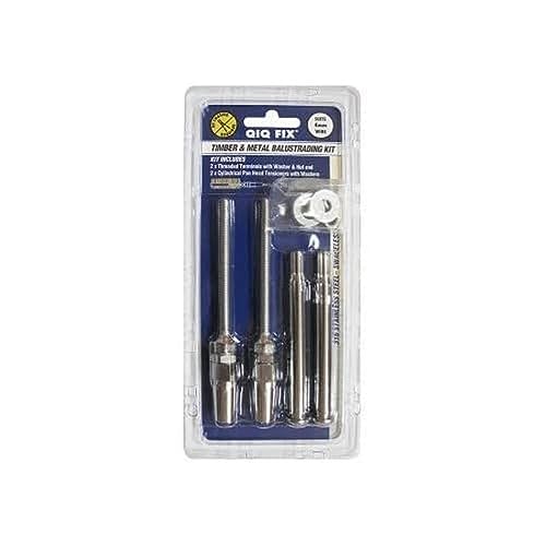 Romak BALU003 Stainless Steel Swageless Pan Head Tensioner Balustrade Kit, 4 mm Chain Size