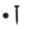 Romak 07113 Countersunk Head Phillips Drive Timber Screw Box of 200, Florentine Bronze Finish, 8G x 25 mm Size