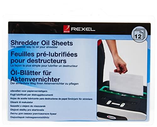 REXEL(R) 2101948 Shredder Oil, Sheets Pk12