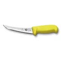 Victorinox Fibrox Curved Flexible Narrow Blade Boning Knife, Yellow, 5.6618.12