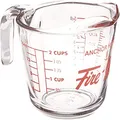 Anchor Hocking Glass Measuring Jug with Handle, Medium, Clear, 77041